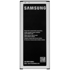 <b>Opis:</b><br><ul><li><b>Originalna baterija proizvajalca Samsung</b><br></li><li>Najsodobnejša tehnologija omogoča veliko ciklov polnjenja in praznjenja<br></li><li>Li-Ion celice so prijazne okolju, obenem pa zagotavljajo delovanje brez spominskega učinka<br></li><li>Termično stikalo ščiti baterijske celice pred pregrevanjem, prenapolnitvijo in kratkim stikom<br></li><li>Visoka kapaciteta baterije, podaljšan čas delovanja pri mirovanju naprave, zelo počasno samopraznjenje<br></li><li>Baterijo polnimo z originalnim ali nadomestnim polnilcem<br></li><li>Certifikati CE in ROHS</li></ul><br><br><p><b>Originalne oznake:</b><br></p><ul><li>CS-SMN915XL<br></li><li>EB-BN915BBC</li><li>EB-BN915BBE</li><li>EB-BN915BBK</li></ul><br><p><b>Primerno za:</b></p><p>Samsung:</p><ul><li>Galaxy Note Edge, Galaxy Note Edge 4G, SM-N915, SM-N9150, SM-N915A, SM-N915D, SM-N915F, SM-N915FY, SM-N915G, SM-N915J, SM-N915K, SM-N915L, SM-N915P, SM-N915R4, SM-N915S, SM-N915V, SM-N915Y<br></li></ul><br><b>Lastnosti:</b><ul><li>Proizvajalec: Samsung</li><li>Vrsta: Li-Ion</li><li>Napetost: 3,8 V</li><li>Kapaciteta: 3.000 mAh (11,4 Wh)</li></ul><br>