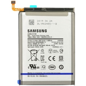 <b>Opis:</b><br><ul><li><b>Originalna baterija proizvajalca Samsung</b></li><li>Najsodobnejša tehnologija omogoča veliko ciklov polnjenja in praznjenja<br></li><li>Li-Polymer celice so prijazne okolju, obenem pa zagotavljajo delovanje brez spominskega učinka<br></li><li>Termično stikalo ščiti baterijske celice pred pregrevanjem, prenapolnitvijo in kratkim stikom<br></li><li>Visoka kapaciteta baterije, podaljšan čas delovanja pri mirovanju naprave, zelo počasno samopraznjenje</li><li>Baterijo polnimo z originalnim ali nadomestnim polnilcem</li><li>Certifikati CE in ROHS</li></ul><br><br><p><b>Originalne oznake:</b></p><ul><li>EB-BG580ABU<br></li><li>GH82-18701A</li></ul><br><br><p><b>Primerno za:</b></p><p>Samsung:</p><ul><li>Galaxy M20, M20 Duos, M20 Duos TD-LTE, SM-M205, SM-M205F/DS</li></ul><br><b>Lastnosti:</b><ul><li>Proizvajalec: Samsung</li><li>Vrsta: Li-Polymer</li><li>Napetost: 3,85 V</li><li>Kapaciteta: 5.000 mAh (19,25 Wh)</li></ul><br>