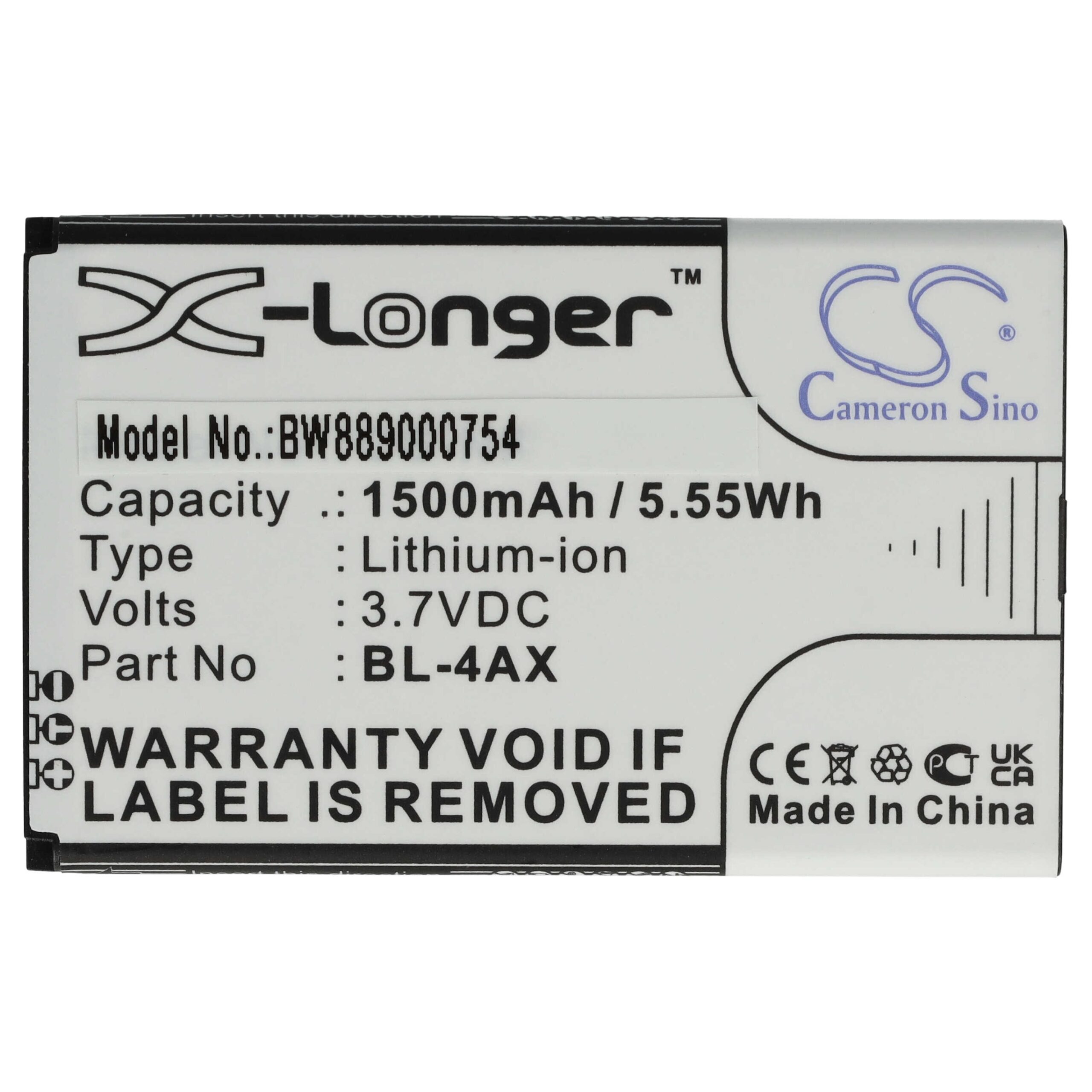 Baterija za Nokia 6300 4G / 8000 4G, BL-4XL, 1500 mAh - slika 3