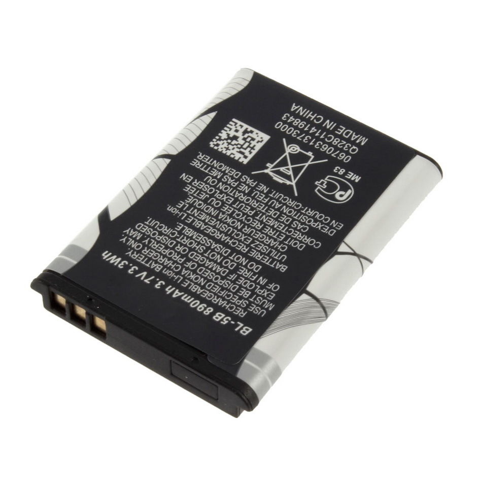 Baterija za Nokia 3220 / 5200 / 6060 / 7360 / N80 / N90, BL-5B, originalna, 890 mAh - slika 3