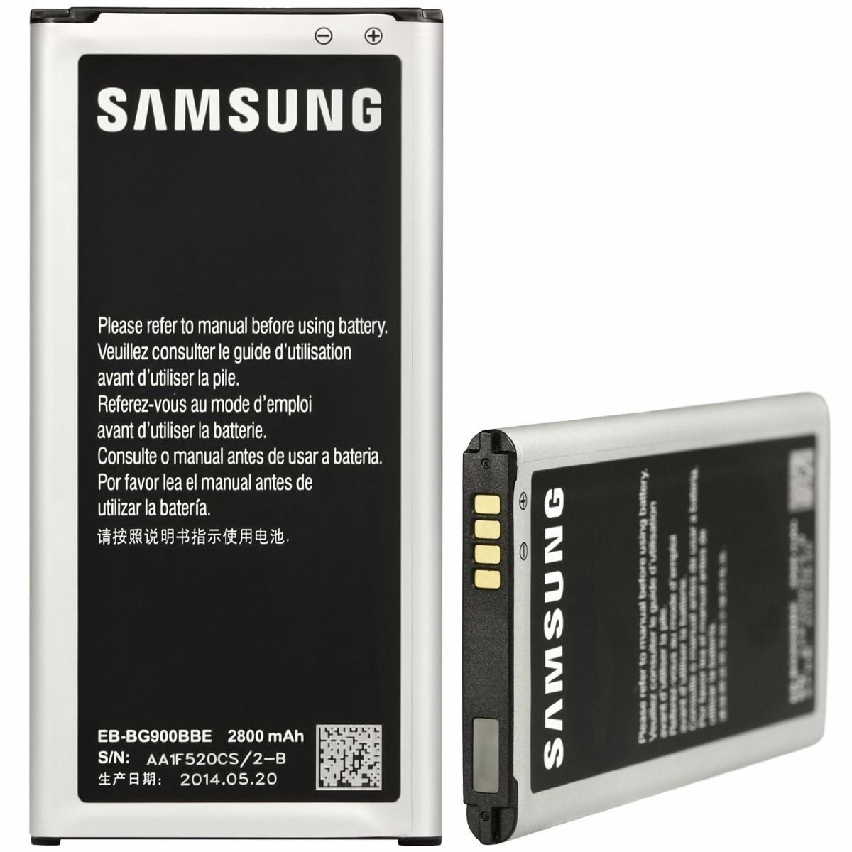 Baterija za Samsung Galaxy S5 / I9600, EB-BG900BBE, originalna, 2800 mAh - slika 3
