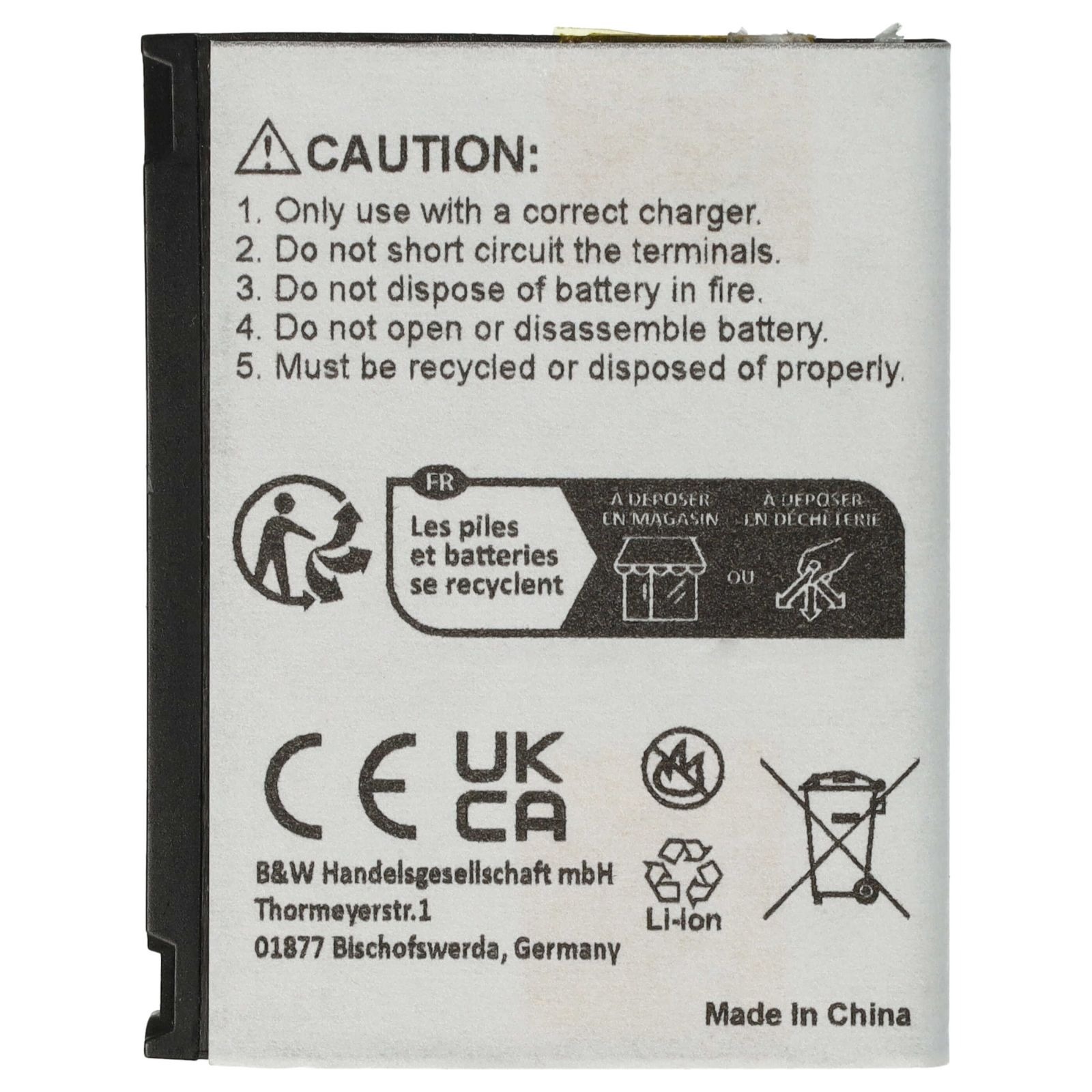 Baterija za Samsung SGH-D820 / SGH-P300 / SGH-Z510, 600 mAh - slika 3