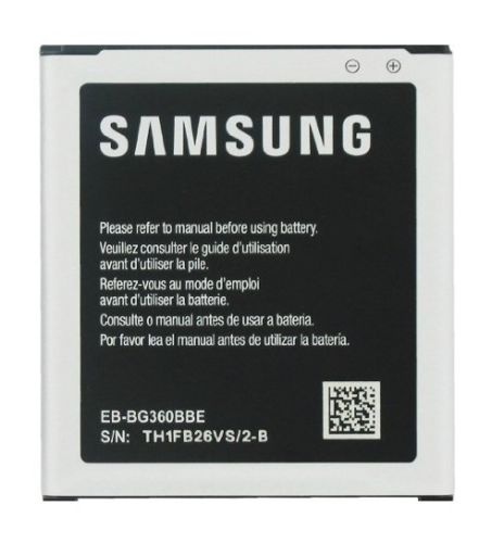 Opis:Originalna baterija proizvajalca SamsungNajsodobnejša tehnologija omogoča veliko ciklov polnjenja in praznjenjaLi-Ion celice so prijazne okolju, obenem pa zagotavljajo delovanje brez spominskega učinkaTermično stikalo ščiti baterijske celice pred pregrevanjem, prenapolnitvijo in kratkim stikomVisoka kapaciteta baterije, podaljšan čas delovanja pri mirovanju naprave, zelo počasno samopraznjenjeBaterijo polnimo z originalnim ali nadomestnim polnilcemCertifikati CE in ROHSOriginalne oznake:EB-BG360BBCEB-BG360BBEEB-BG360CBUPrimerno za:Samsung:Galaxy Core Prime, Galaxy Core Prime TD-LTE, Galaxy Core Prime Value Edition, Galaxy J2, Galaxy J2 Duos, Galaxy J2 Duos LTE, Galaxy Win 2 Duos T, SM-G360, SM-G360F, SM-G3606, SM-G3608, SM-G3609, SM-G360BT, SM-G361, SM-J200F/DS, SM-J200H/DD, SM-J200H/DSLastnosti:Proizvajalec: SamsungVrsta: Li-IonNapetost: 3,8 VKapaciteta: 2.000 mAh