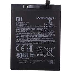 <br><b>Opis:</b><br><ul><li><b>Originalna baterija proizvajalca Xiaomi</b><br></li><li>Najsodobnejša tehnologija omogoča veliko ciklov polnjenja in praznjenja<br></li><li>Li-Ion celice so prijazne okolju, obenem pa zagotavljajo delovanje brez spominskega učinka<br></li><li>Termično stikalo ščiti baterijske celice pred pregrevanjem, prenapolnitvijo in kratkim stikom<br></li><li>Visoka kapaciteta baterije, podaljšan čas delovanja pri mirovanju naprave, zelo počasno samopraznjenje</li><li>Baterijo polnimo z originalnim ali nadomestnim polnilcem</li><li>Certifikati CE in ROHS</li></ul><br><br><p><b>Originalne oznake:</b><br></p><ul><li>BM4J<br></li></ul><br><p><b>Primerno za:</b></p>Xiaomi:<ul><li>Redmi Note 8 Pro, M1908C3JE, M1908C3JE, M1908C3JG, M1908C3JH,&nbsp;2015105, M1906G7I, M1906G7G</li></ul><br><b>Lastnosti:</b><ul><li>Proizvajalec: Xiaomi</li><li>Vrsta: Li-Polymer</li><li>Napetost: 3,85 V</li><li>Kapaciteta: 4.500 mAh (17,3 Wh)</li></ul><br>