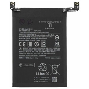 <br><b>Opis:</b><br><ul><li><b>Originalna baterija proizvajalca Xiaomi</b><br></li><li>Najsodobnejša tehnologija omogoča veliko ciklov polnjenja in praznjenja<br></li><li>Li-Polymer celice so prijazne okolju, obenem pa zagotavljajo delovanje brez spominskega učinka<br></li><li>Termično stikalo ščiti baterijske celice pred pregrevanjem, prenapolnitvijo in kratkim stikom<br></li><li>Visoka kapaciteta baterije, podaljšan čas delovanja pri mirovanju naprave, zelo počasno samopraznjenje<br></li><li>100% kompatibilnost z originalno baterijo</li><li>Baterijo polnimo z originalnim ali nadomestnim polnilcem</li><li>Certifikati CE in ROHS</li></ul><br><br><p><b>Originalne oznake:</b><br></p><ul><li>BN5E</li></ul><br><p><b>Primerno za:</b></p>Xiaomi:<ul><li>Redmi Note 11 Pro, Redmi Note 11 Pro 5G, Poco X4 Pro 5G</li></ul><br><b>Lastnosti:</b><ul><li>Proizvajalec: Xiaomi</li><li>Vrsta: Li-Polymer</li><li>Napetost: 3,87 V</li><li>Kapaciteta: 5.000 mAh (19,3 Wh)</li></ul><br>