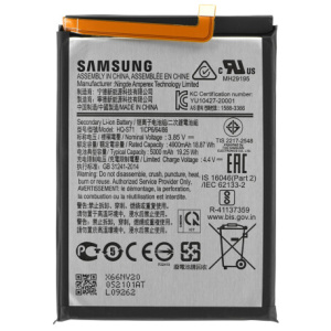 <b>Opis:</b><br><ul><li><b>Originalna baterija proizvajalca Samsung</b><br></li><li>Najsodobnejša tehnologija omogoča veliko ciklov polnjenja in praznjenja<br></li><li>Li-Ion celice so prijazne okolju, obenem pa zagotavljajo delovanje brez spominskega učinka<br></li><li>Termično stikalo ščiti baterijske celice pred pregrevanjem, prenapolnitvijo in kratkim stikom<br></li><li>Visoka kapaciteta baterije, podaljšan čas delovanja pri mirovanju naprave, zelo počasno samopraznjenje<br></li><li>Baterijo polnimo z originalnim ali nadomestnim polnilcem<br></li><li>Certifikati CE in ROHS</li></ul><br><br><p><b>Originalne oznake:</b></p><ul><li>HQ-S71</li><li>GH81-18734A</li></ul><br><br><p><b>Primerno za:</b></p><p>Samsung:</p><ul><li>Galaxy M11, Galaxy M11 (2020), M-M115F/DS, SM-M115, SM-M115F/DSN, SM-M115F/SM</li></ul><br><b>Lastnosti:</b><ul><li>Proizvajalec: Samsung</li><li>Vrsta: Li-Polymer</li><li>Napetost: 3,85 V</li><li>Kapaciteta: 5.000 mAh (19,25 Wh)</li></ul><br>