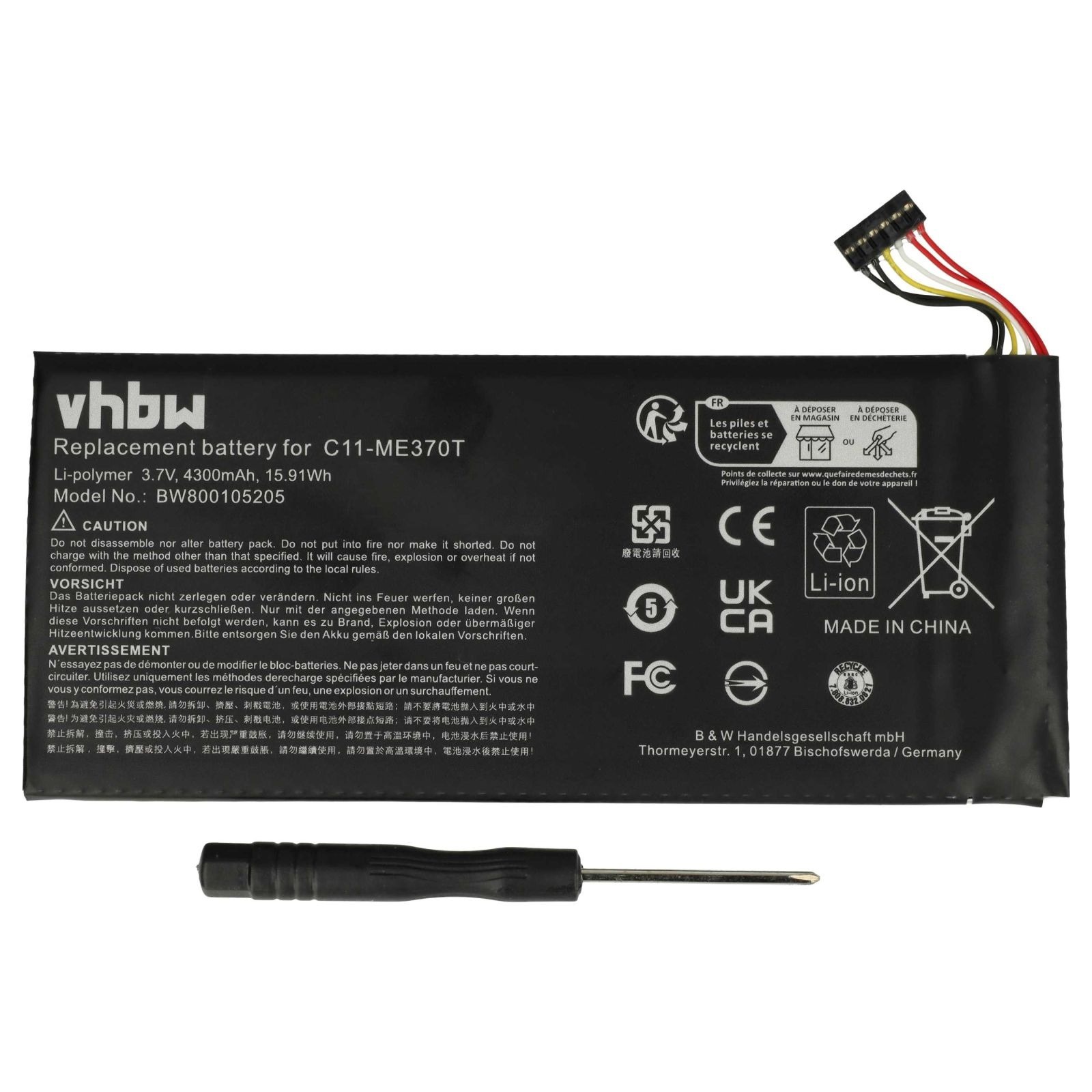 Baterija za Asus Nexus 7 / Google Nexus 7 / Asus Pad ME370T, 4300 mAh - slika 4