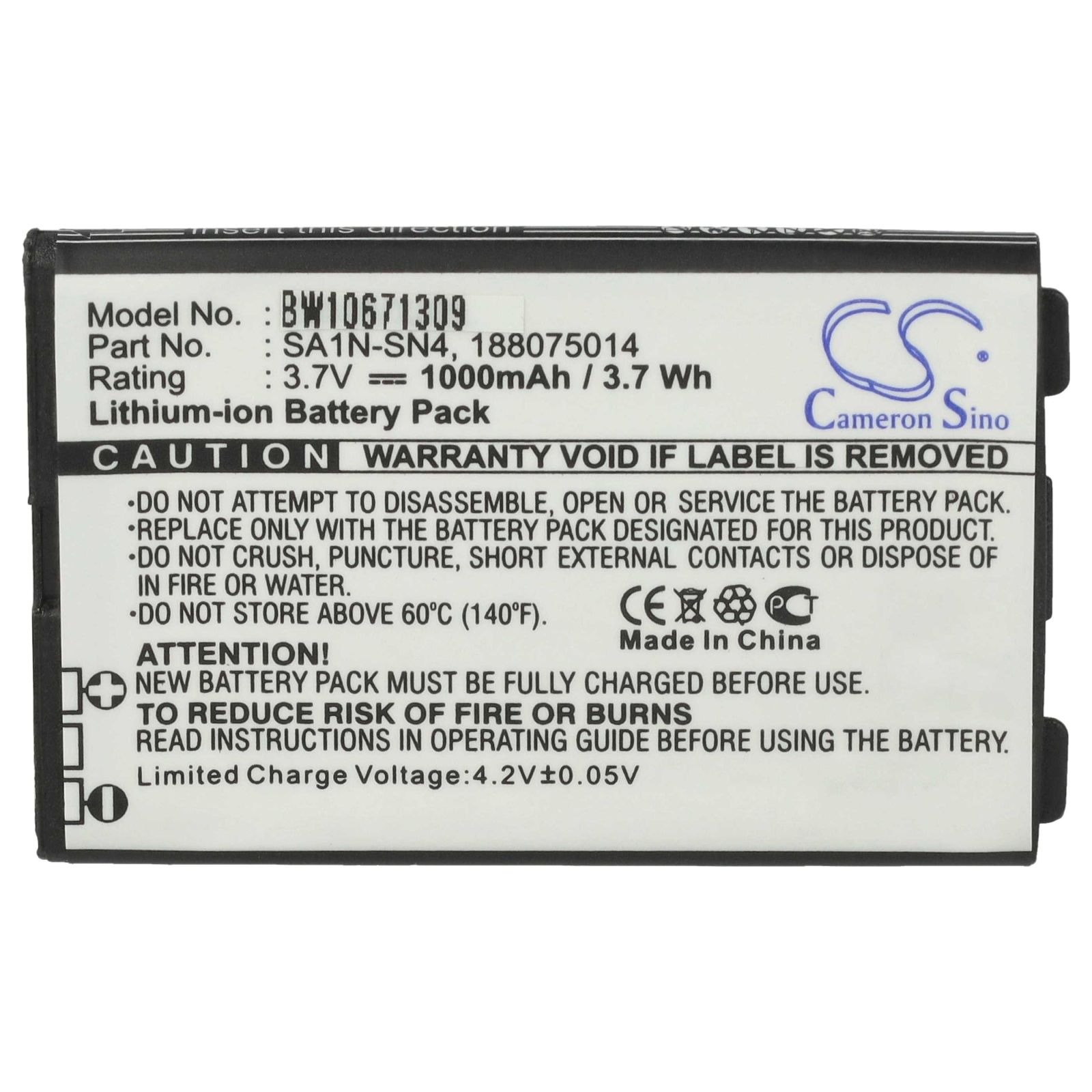 Baterija za Sagem MY-X2 / MY-X6 / MY-X7 / MY-V65 / MY-V75, 1000 mAh - slika 4