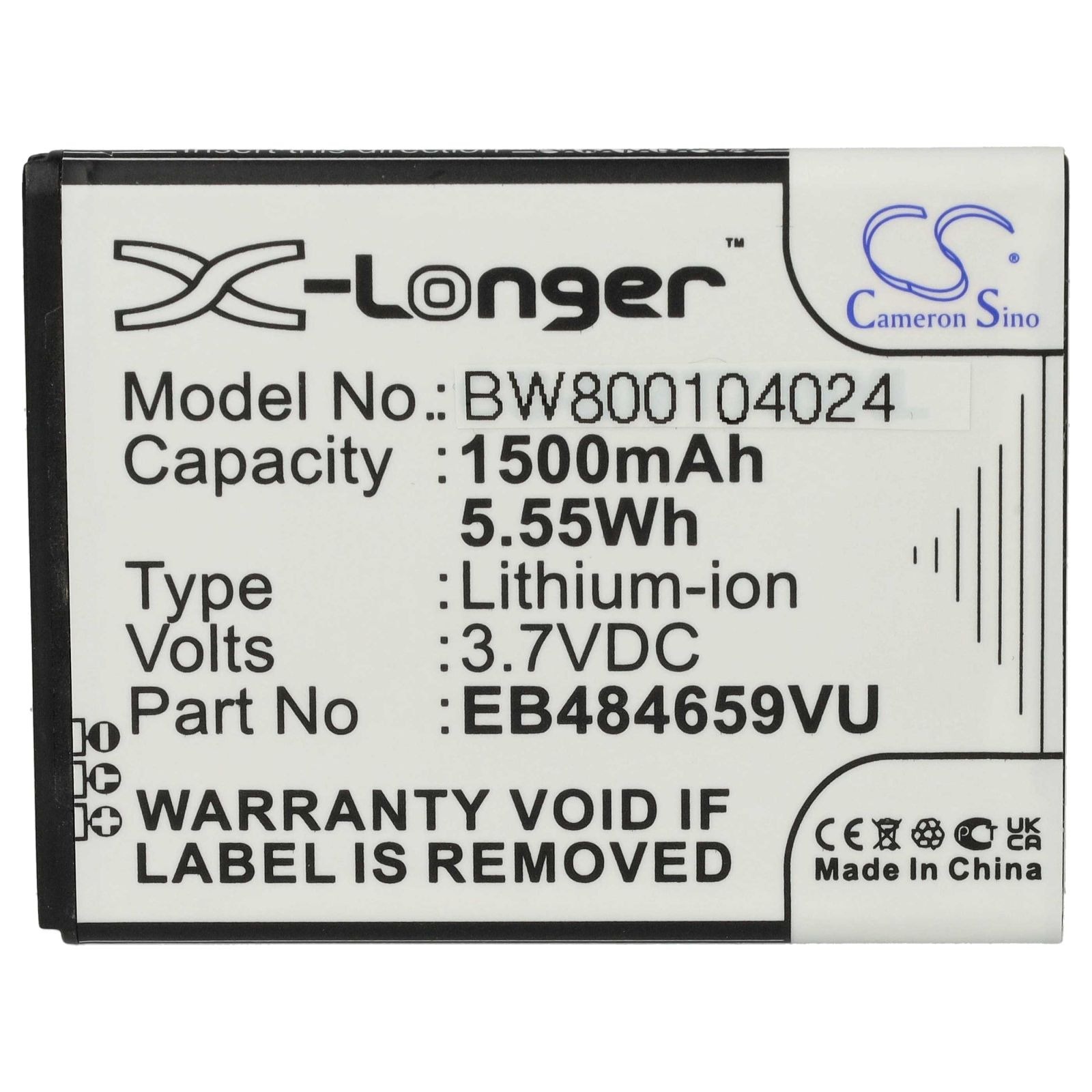 Baterija za Samsung Galaxy W / GT-I8150 / GT-S5820, 1500 mAh - slika 4