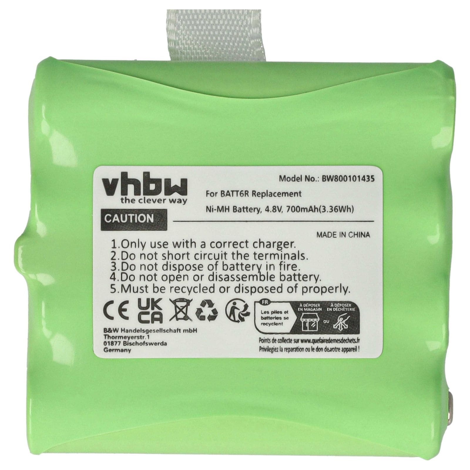Baterija za Midland LXT210 / LXT320 / LXT440, 700 mAh - slika 4