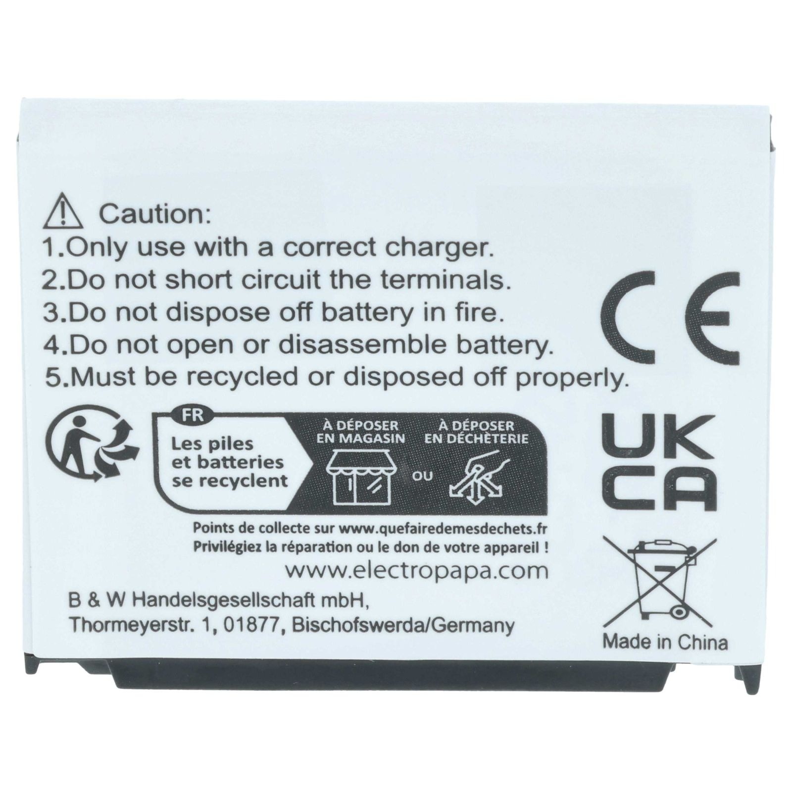 Baterija za Samsung SGH-D900 / SGH-E490 / SGH-E780, 900 mAh - slika 5