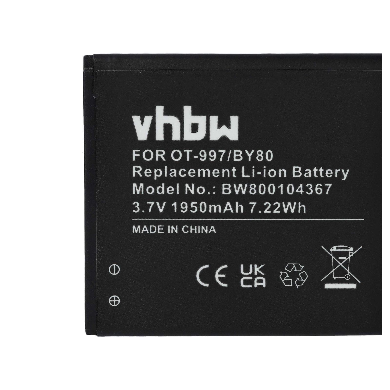Baterija za Alcatel OT-997 / OT-5035, 1950 mAh - slika 5