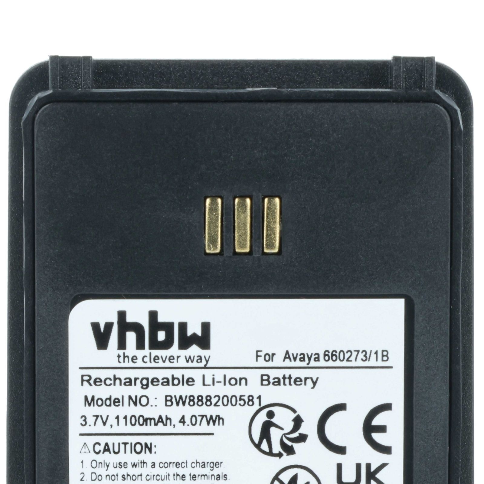 Baterija za Ascom D81 / DH5 / Avaya 3740 DECT, 1100 mAh - slika 5