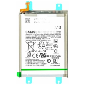<b>Opis:</b><br><ul><li><b>Originalna baterija proizvajalca Samsung</b><br></li><li>Najsodobnejša tehnologija omogoča veliko ciklov polnjenja in praznjenja<br></li><li>Li-Polymer celice so prijazne okolju, obenem pa zagotavljajo delovanje brez spominskega učinka<br></li><li>Termično stikalo ščiti baterijske celice pred pregrevanjem, prenapolnitvijo in kratkim stikom<br></li><li>Visoka kapaciteta baterije, podaljšan čas delovanja pri mirovanju naprave, zelo počasno samopraznjenje</li><li>Baterijo polnimo z originalnim ali nadomestnim polnilcem</li><li>Certifikati CE in ROHS</li></ul><br><br><p><b>Originalne oznake:</b></p><ul><li>EB-BA136ABY</li><li>GH82-27431A</li></ul><br><br><p><b>Primerno za:</b></p><p>Samsung:</p><ul><li>Galaxy A13 5G,&nbsp;SM-A136U, SM-A136U1, SM-A136W, SM-A136B, SM-S136DL</li></ul><br><b>Lastnosti:</b><ul><li>Proizvajalec: Samsung</li><li>Vrsta: Li-Polymer</li><li>Napetost: 3,85 V</li><li>Kapaciteta: 5.000 mAh (19,25 Wh)</li></ul><br>