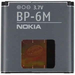 <b>Opis:</b><br><ul><li><b>Originalna baterija proizvajalca Nokia</b><br></li><li>Najsodobnejša tehnologija omogoča veliko ciklov polnjenja in praznjenja<br></li><li>Li-Ion celice so prijazne okolju, obenem pa zagotavljajo delovanje brez spominskega učinka<br></li><li>Termično stikalo ščiti baterijske celice pred pregrevanjem, prenapolnitvijo in kratkim stikom<br></li><li>Visoka kapaciteta baterije, podaljšan čas delovanja pri mirovanju naprave, zelo počasno samopraznjenje</li><li>Baterijo polnimo z originalnim ali nadomestnim polnilcem</li><li>Certifikati CE in ROHS</li></ul><br><br><p><b>Originalne oznake:</b></p><ul><li>BP-6M<br></li></ul><br><p><b>Primerno za:</b></p><ul></ul><br>Nokia<br><ul><li>3250, 3250 XpressMusic, 6151, 6233, 6280, 6288, 9300, 9300i, N73, N73 Music Edition, N93<br></li></ul><br><b>Lastnosti:</b><ul><li>Proizvajalec: Nokia</li><li>Vrsta: Li-Ion</li><li>Napetost: 3,7 V</li><li>Kapaciteta: 1.100 mAh (4,07 Wh)</li></ul><br>