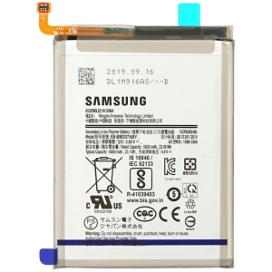 <b>Opis:</b><br><ul><li><b>Originalna baterija proizvajalca Samsung</b></li><li>Najsodobnejša tehnologija omogoča veliko ciklov polnjenja in praznjenja<br></li><li>Li-Polymer celice so prijazne okolju, obenem pa zagotavljajo delovanje brez spominskega učinka<br></li><li>Termično stikalo ščiti baterijske celice pred pregrevanjem, prenapolnitvijo in kratkim stikom<br></li><li>Visoka kapaciteta baterije, podaljšan čas delovanja pri mirovanju naprave, zelo počasno samopraznjenje</li><li>Baterijo polnimo z originalnim ali nadomestnim polnilcem</li><li>Certifikati CE in ROHS</li></ul><br><br><p><b>Originalne oznake:</b></p><ul><li>EB-BM207ABY</li><li>GH82-21263A</li></ul><br><br><p><b>Primerno za:</b></p><p>Samsung:</p><ul><li>Galaxy M21, Galaxy M30s,&nbsp;SM-M307F,&nbsp;SM-M3070,&nbsp;SM-M215F</li></ul><br><b>Lastnosti:</b><ul><li>Proizvajalec: MPS</li><li>Vrsta: Li-Polymer</li><li>Napetost: 3,85 V</li><li>Kapaciteta: 6.000 mAh (23,10 Wh)</li></ul><br>