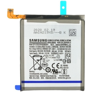 <b>Opis:</b><br><ul><li><b>Originalne oznake:</b></p><ul><li>EB-BG988ABY<br></li></ul><br><br><p><b>Primerno za:</b></p><p>Samsung:</p><ul><li>Galaxy S20 Ultra, Galaxy S20 Ultra 5G, SM-G9880, SM-G988B/DS, SM-G988N, SM-G988Q, SM-G988U, SM-G988U, SM-G988W</li></ul><br><b>Lastnosti:</b><ul><li>Proizvajalec: Samsung</li><li>Vrsta: Li-Polymer</li><li>Napetost: 3,86 V</li><li>Kapaciteta: 5.000 mAh (19,30 Wh)</li></ul><br>