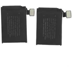 <b>Opis:</b><br><ul><li><b>OEM nadomestna baterija za naprave Apple</b><br></li><li>Najsodobnejša tehnologija omogoča veliko ciklov polnjenja in praznjenja<br></li><li>Li-Polymer celice so prijazne okolju, obenem pa zagotavljajo delovanje brez spominskega učinka<br></li><li>Termično stikalo ščiti baterijske celice pred pregrevanjem, prenapolnitvijo in kratkim stikom<br></li><li>Visoka kapaciteta baterije, podaljšan čas delovanja pri mirovanju naprave, zelo počasno samopraznjenje<br></li><li>Baterijo polnimo z originalnim ali nadomestnim polnilcem<br></li><li>Certifikati CE in ROHS</li><li>Bulk pakiranje<br></li></ul><br><br><p><b>Originalne oznake:</b><br></p><ul><li>A1875<br></li></ul><br><p><b>Primerno za:</b></p><p>Apple:</p><ul><li>Watch Series 3 42mm, A1859</li></ul><br><b>Lastnosti:</b><ul><li>Proizvajalec: OEM</li><li>Vrsta: Li-Polymer</li><li>Napetost: 3,82 V</li><li>Kapaciteta: 343 mAh (1,31 Wh)</li></ul><br>