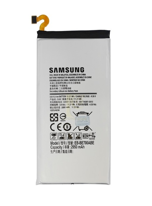 Opis:Originalna baterija proizvajalca SamsungNajsodobnejša tehnologija omogoča veliko ciklov polnjenja in praznjenjaLi-Ion celice so prijazne okolju, obenem pa zagotavljajo delovanje brez spominskega učinkaTermično stikalo ščiti baterijske celice pred pregrevanjem, prenapolnitvijo in kratkim stikomVisoka kapaciteta baterije, podaljšan čas delovanja pri mirovanju naprave, zelo počasno samopraznjenjeBaterijo polnimo z originalnim ali nadomestnim polnilcemCertifikati CE in ROHSOriginalne oznake:EB-BE700ABEPrimerno za:Samsung:Galaxy E7, E700, E700FLastnosti:Proizvajalec: SamsungVrsta: Li-IonNapetost: 3,8 VKapaciteta: 2.950 mAh (11,21Wh)