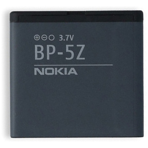 <b>Opis:</b><br><ul><li><b>Originalna baterija proizvajalca Nokia</b><br></li><li>Najsodobnejša tehnologija omogoča veliko ciklov polnjenja in praznjenja<br></li><li>Li-Ion celice so prijazne okolju, obenem pa zagotavljajo delovanje brez spominskega učinka<br></li><li>Termično stikalo ščiti baterijske celice pred pregrevanjem, prenapolnitvijo in kratkim stikom<br></li><li>Visoka kapaciteta baterije, podaljšan čas delovanja pri mirovanju naprave, zelo počasno samopraznjenje<br></li><li>Baterijo polnimo z originalnim ali nadomestnim polnilcem<br></li><li>Certifikati CE in ROHS</li></ul><br><br><p><b>Originalne oznake:</b></p><ul><li>BP-5Z<br></li></ul><br><p><b>Primerno za:</b></p><ul></ul><br>Nokia<br><ul><li>700<br></li></ul><br><b>Lastnosti:</b><ul><li>Proizvajalec: Nokia</li><li>Vrsta: Li-Ion</li><li>Napetost: 3,7 V</li><li>Kapaciteta: 1.080 mAh (4 Wh)</li></ul><br>