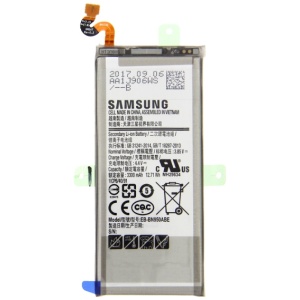 <b>Opis:</b><br><ul><li><b>Originalna baterija proizvajalca Samsung</b><br></li><li>Najsodobnejša tehnologija omogoča veliko ciklov polnjenja in praznjenja<br></li><li>Li-Ion celice so prijazne okolju, obenem pa zagotavljajo delovanje brez spominskega učinka<br></li><li>Termično stikalo ščiti baterijske celice pred pregrevanjem, prenapolnitvijo in kratkim stikom<br></li><li>Visoka kapaciteta baterije, podaljšan čas delovanja pri mirovanju naprave, zelo počasno samopraznjenje<br></li><li>Baterijo polnimo z originalnim ali nadomestnim polnilcem<br></li><li>Certifikati CE in ROHS</li></ul><br><br><p><b>Originalne oznake:</b></p><ul><li>EB-BN950ABE</li><li>GH82-15090A<br></li></ul><br><p><b>Primerno za:</b></p><ul></ul><br>Samsung:<br><ul><li>Galaxy Note 8, Galaxy Note 8 Duos, Galaxy Note 8 Duos TD-LTE, Galaxy Note 8 PyeongChang 2018 Olympic, Galaxy Note 8 TD-LTE, SC-01K, SGH-N473, SM-N9500, SM-N9508, SM-N950D, SM-N950F, SM-N950F/DS, SM-N950FD, SM-N950J, SM-N950N, SM-N950NKPC, SM-N950U, SM-N950U1, SM-N950W, WiMAX 2+ SCV37</li></ul><br><b>Lastnosti:</b><ul><li>Proizvajalec: Samsung</li><li>Vrsta: Li-Ion</li><li>Napetost: 3,85 V</li><li>Kapaciteta: 3.300 mAh (12,71 Wh)</li></ul><br>