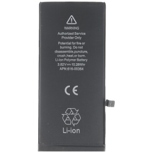 <b>Opis:</b><br><ul><li><b>OEM nadomestna baterija za naprave Apple</b><br></li><li>Najsodobnejša tehnologija omogoča veliko ciklov polnjenja in praznjenja<br></li><li>Li-Polymer celice so prijazne okolju, obenem pa zagotavljajo delovanje brez spominskega učinka<br></li><li>Termično stikalo ščiti baterijske celice pred pregrevanjem, prenapolnitvijo in kratkim stikom<br></li><li>Visoka kapaciteta baterije, podaljšan čas delovanja pri mirovanju naprave, zelo počasno samopraznjenje<br></li><li>Baterijo polnimo z originalnim ali nadomestnim polnilcem<br></li><li>Certifikati CE in ROHS</li></ul><br><br><p><b>Originalne oznake:</b></p><ul><li>616-00364</li><li>616-00367</li></ul><br><br><p><b>Primerno za:</b></p><p>Apple:</p><ul><li>iPhone 8 Plus</li></ul><br><b>Lastnosti:</b><ul><li>Proizvajalec: OEM</li><li>Vrsta: Li-Polymer</li><li>Napetost: 3,82 V</li><li>Kapaciteta: 2.691 mAh (10,28 Wh)</li></ul><br>