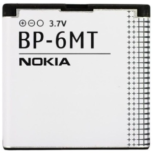 <b>Opis:</b><br><ul><li><b>Originalna baterija proizvajalca Nokia</b><br></li><li>Najsodobnejša tehnologija omogoča veliko ciklov polnjenja in praznjenja<br></li><li>Li-Ion celice so prijazne okolju, obenem pa zagotavljajo delovanje brez spominskega učinka<br></li><li>Termično stikalo ščiti baterijske celice pred pregrevanjem, prenapolnitvijo in kratkim stikom<br></li><li>Visoka kapaciteta baterije, podaljšan čas delovanja pri mirovanju naprave, zelo počasno samopraznjenje<br></li><li>Baterijo polnimo z originalnim ali nadomestnim polnilcem<br></li><li>Certifikati CE in ROHS</li></ul><br><br><p><b>Originalne oznake:</b></p><ul><li>BP-6MT<br></li></ul><br><p><b>Primerno za:</b></p><ul></ul><br>Nokia<br><ul><li>6720 classic, E51, E81, N81, N81 8GB, N82</li></ul><br><b>Lastnosti:</b><ul><li>Proizvajalec: Nokia</li><li>Vrsta: Li-Ion</li><li>Napetost: 3,7 V</li><li>Kapaciteta: 1.050 mAh (3,89 Wh)</li></ul><br>