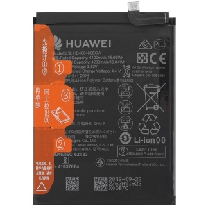<b>Opis:</b><br><ul><li><b>Originalna baterija proizvajalca Huawei</b></li><li>Najsodobnejša tehnologija omogoča veliko ciklov polnjenja in praznjenja<br></li><li>Li-Polymer celice so prijazne okolju, obenem pa zagotavljajo delovanje brez spominskega učinka<br></li><li>Termično stikalo ščiti baterijske celice pred pregrevanjem, prenapolnitvijo in kratkim stikom<br></li><li>Visoka kapaciteta baterije, podaljšan čas delovanja pri mirovanju naprave, zelo počasno samopraznjenje</li><li>Baterijo polnimo z originalnim ali nadomestnim polnilcem</li><li>Certifikati CE in ROHS</li></ul><br><br><p><b>Originalne oznake:</b></p><ul><li>HB486486ECW<br></li></ul><br><br><p><b>Primerno za:</b></p><p>Huawei:</p><ul><li>Mate 20 Pro, Mate 20 RS, Mate 20 RS Porsche Design, P30 Pro, P30 Pro Premium Edition, LYA-L0C, LYA-AL00, LYA-AL00P, LYA-L09, LYA-L29, LYA-LX9, LYA-TL00, VOG-AL00, VOG-L09, VOG-L29, VOG-TL00<br></li></ul><br><b>Lastnosti:</b><ul><li>Proizvajalec: Huawei</li><li>Vrsta: Li-Polymer</li><li>Napetost: 3,85 V</li><li>Kapaciteta: 4.200 mAh (16,04 Wh)</li></ul><br>