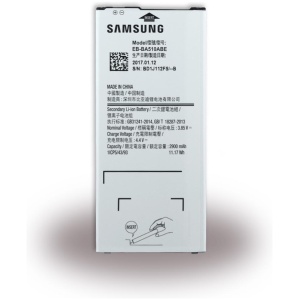 <b>Opis:</b><br><ul><li><b>Originalna baterija proizvajalca Samsung</b><br></li><li>Najsodobnejša tehnologija omogoča veliko ciklov polnjenja in praznjenja<br></li><li>Li-Ion celice so prijazne okolju, obenem pa zagotavljajo delovanje brez spominskega učinka<br></li><li>Termično stikalo ščiti baterijske celice pred pregrevanjem, prenapolnitvijo in kratkim stikom<br></li><li>Visoka kapaciteta baterije, podaljšan čas delovanja pri mirovanju naprave, zelo počasno samopraznjenje<br></li><li>Baterijo polnimo z originalnim ali nadomestnim polnilcem<br></li><li>Certifikati CE in ROHS</li></ul><br><br><p><b>Originalne oznake:</b></p><ul><li>EBBA510ABE</li><li>EB-BA510ABE</li><li>GH4304563A</li><li>GH43-04563A<br></li></ul><br><br><p><b>Primerno za:</b></p><p>Samsung:</p><ul><li>Galaxy A5 2016 Duos, SM-A5100, SM-A510F, SM-A510F/DS, SM-A510K, SM-A510L, SM-A510M/DS, SM-A510S, SM-A510Y/DS</li></ul><br><b>Lastnosti:</b><ul><li>Proizvajalec: Samsung</li><li>Vrsta: Li-Ion</li><li>Napetost: 3,8 V</li><li>Kapaciteta: 2.900 mAh (11,02 Wh)</li></ul><br>