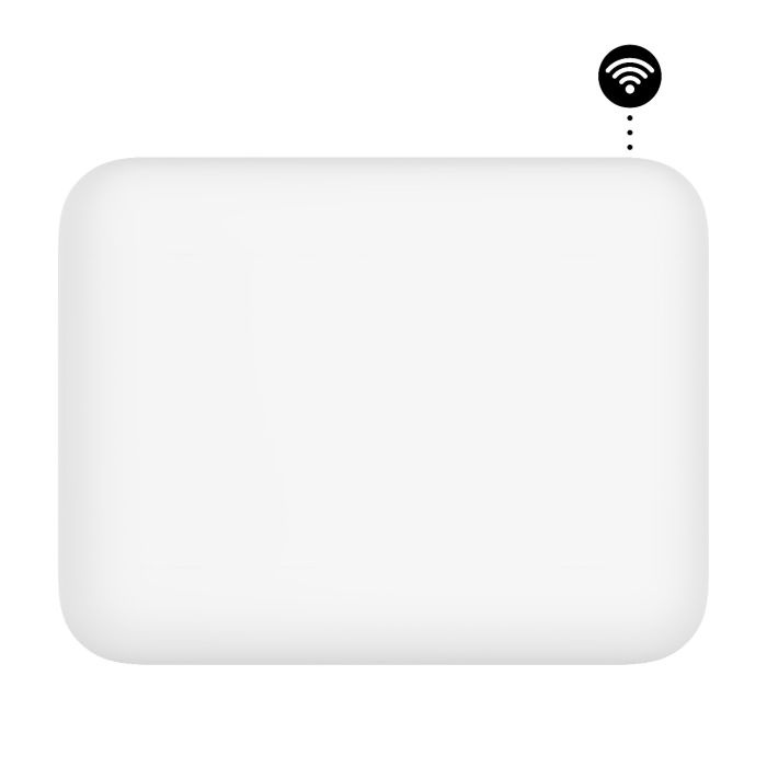 MILL panelni konvekcijski radiator Wi-Fi 400W bel jeklo PA400WIFI4 | E-specialisti.si
