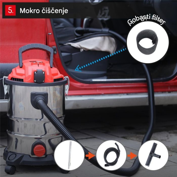 Camry Profesionalni industrijski sesalnik z vtičnico CR7045 - slika 3