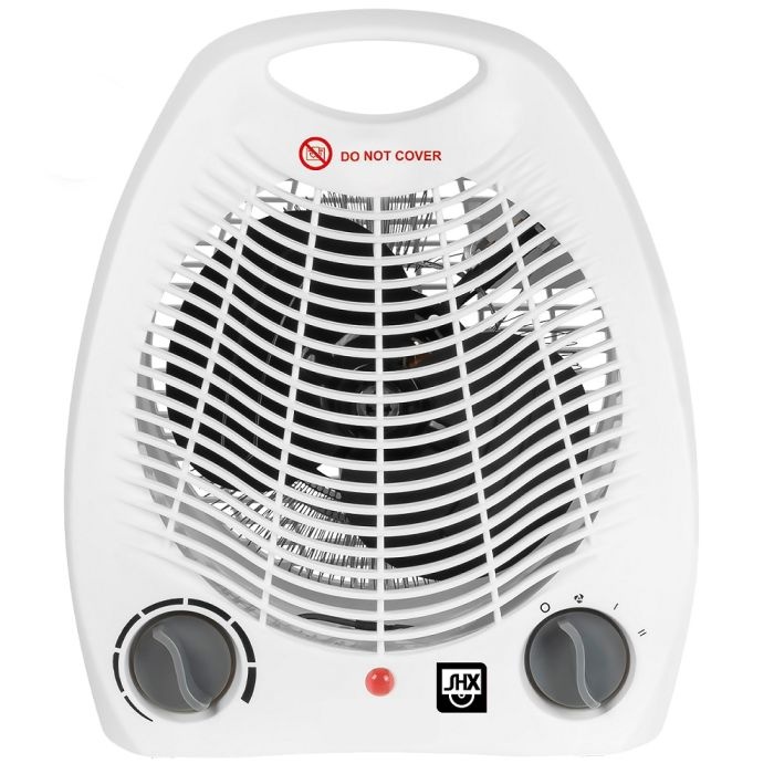 SHE ventilatorski grelnik - kalorifer z zaščito pred nagibanjem 2000W | E-specialisti.si