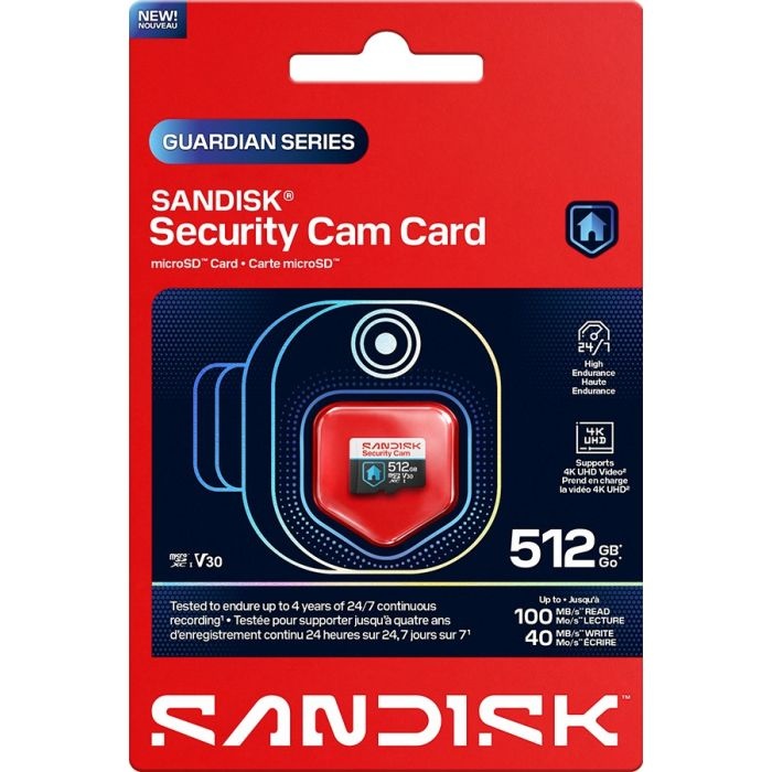 SANDISK 256GB Security Cam microSD UHS-I spominska kartica - slika 2