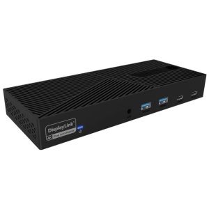 IcyBox IB-DK2246AC 11 v 1 USB-C hibridna priklopna postaja z DisplayLink