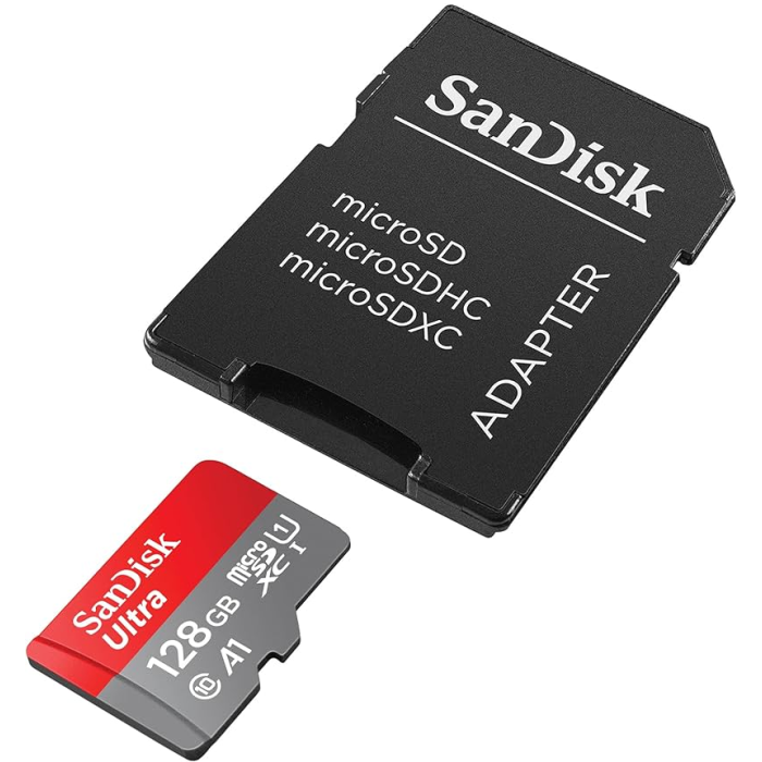 SANDISK 128GB Ultra microSDXC UHS-I spominska kartica