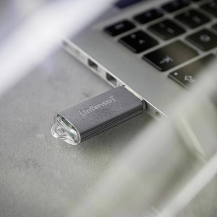 Intenso 128GB Jet Line USB 3.2 70MB/s spominski ključek - siv - slika 3