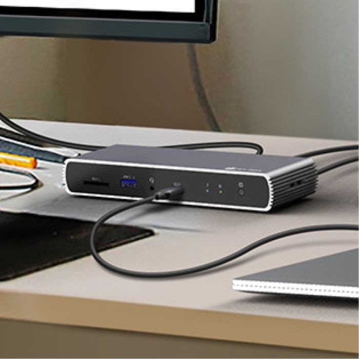 IcyBox IB-DK4012-CPD USB-C priklopna postaja 9v1 s Power Delivery 100W - slika 3