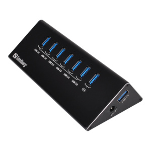 Sandberg USB 3.0 Hub 6+1 ports vozlišče