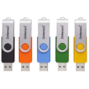 Intenso 5x16GB Office Line USB 3.2 spominski ključki - Barvni