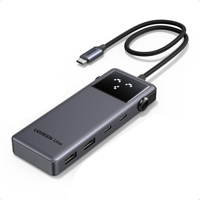 Ugreen Uno 6v1 USB-C hub z 10Gbps USB-C in USB-A ter 4K@60Hz HDMI izhodi - slika 4