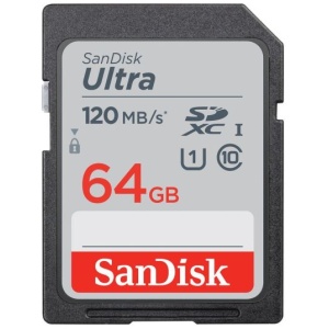 SANDISK Ultra 64GB SDXC spominska kartica 140MB/s