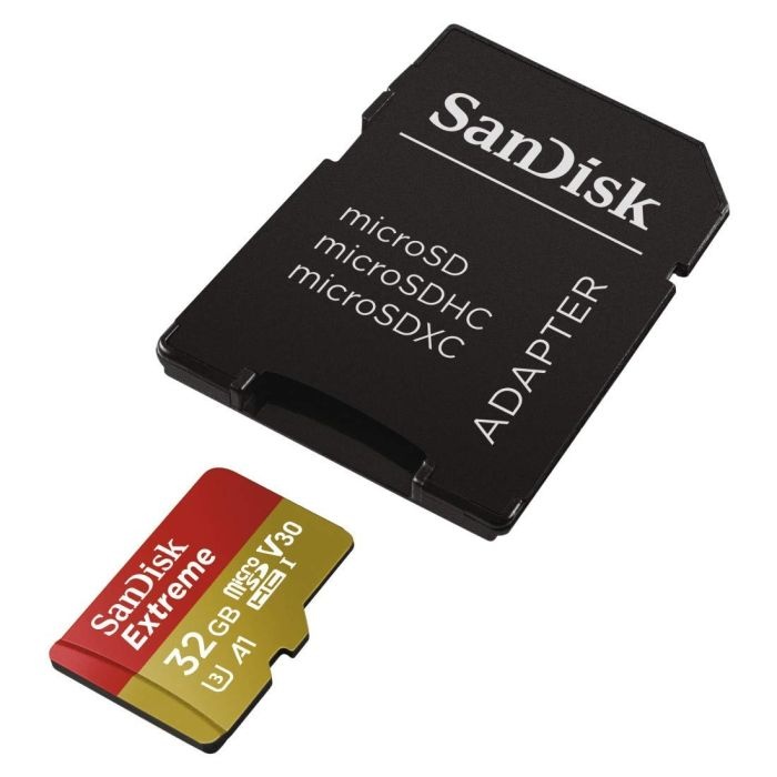 SANDISK 32GB Extreme Micro SDHC A1 CL10 V30 UHS-I U3 100MB/s Mobile spominska kartica + adapter