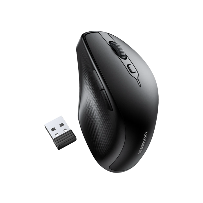Ugreen ergonomska Dual-mode brezžična miška s stranskimi gumbi - slika 4