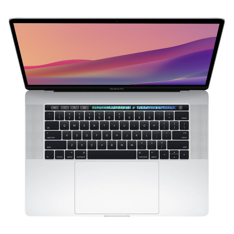 Intel® Core™ i9-8950HK (2.9 GHz / 4.8 GHz), 16 GB DDR4 SODIMM, 512 GB SSD Onboard, 39,1 cm (15,4″), Sijajni (BrightView, gloss), 2.8K / 2880 x 1800, AMD Radeon PRO 555x, Thunderbolt, backlit_kb, bluetooth, MacOS Sequoia