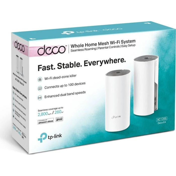 TP-LINK DECO E4 AC1200 brezžični Wi-Fi sistem - 2 pack - slika 3