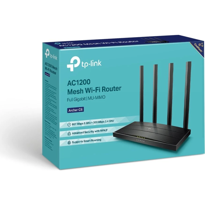 TP-LINK ARCHER C6 AC1200 Wi-Fi Gigabit brezžični usmerjevalnik - slika 4