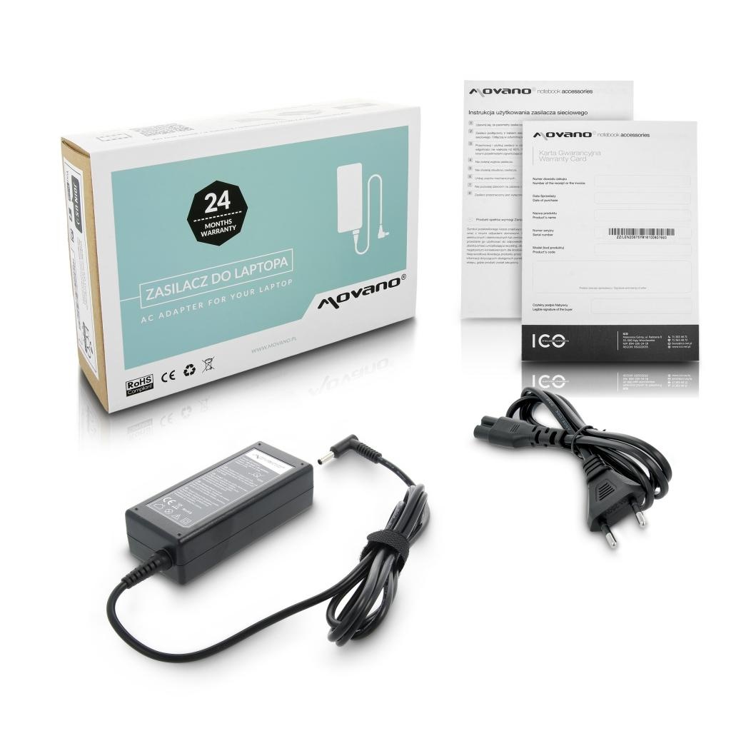 Polnilec za prenosnike HP / Compaq, 45W / 19,5V / 2,31A / 4,5mm x 3,0mm - slika 2