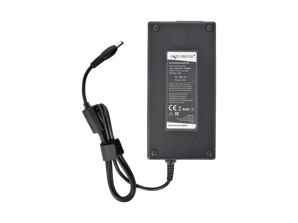 Polnilec za prenosnike Asus / MSI / Medion, 180W / 19,5V / 9,23A / 5,5mm x 2,5mm - slika 6