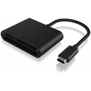 IcyBox IB-CR301-C3 USB-C čitalec kartic CF