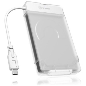 IcyBox IB-AC703-C USB-C 3.2 transparentno ohišje za 2